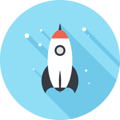 Rocket icon – account management